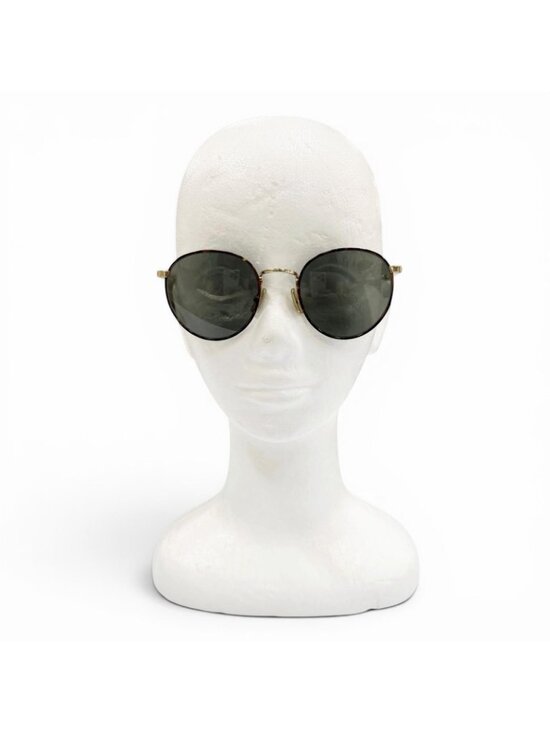 Celine Marble Pattern Boston Eyewear Sunglasses Brown Gold Green main image 7